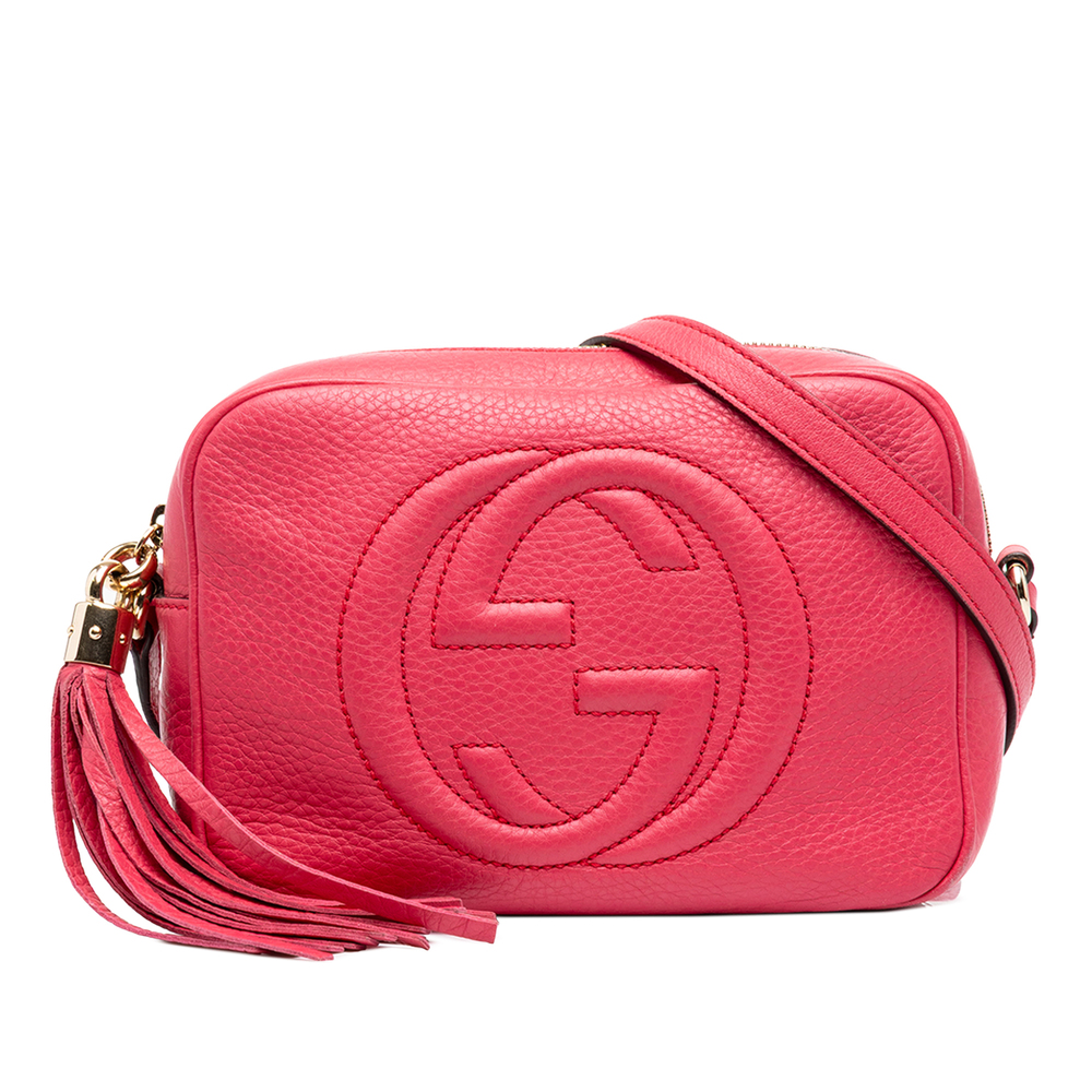Pre-Loved Gucci Calfskin Soho Disco Crossbody